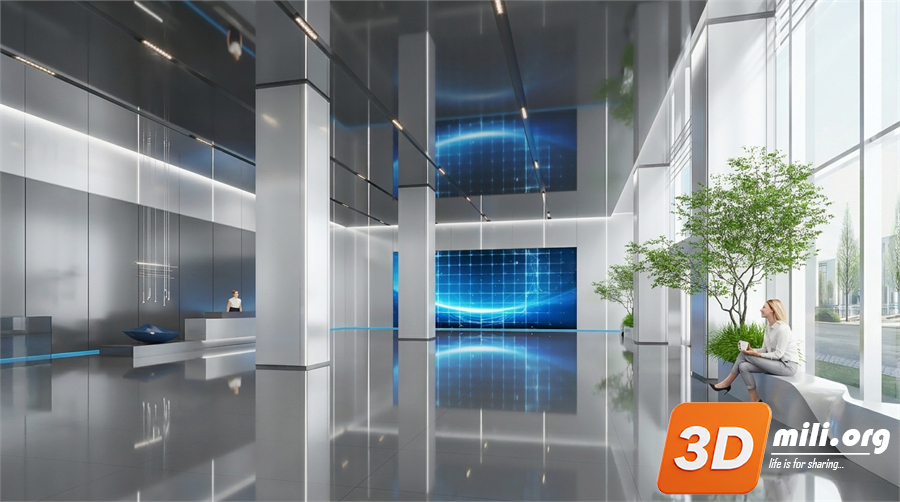 Lobby front desk Skp Files 